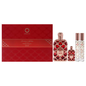Amber Rouge Orientica 4 Pc 2.7oz EDP Spray, 7.5ml EDP Spray, 2 X 10ml EDP Spray